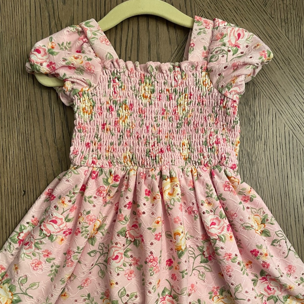 Tahari 18 month smocked floral dress